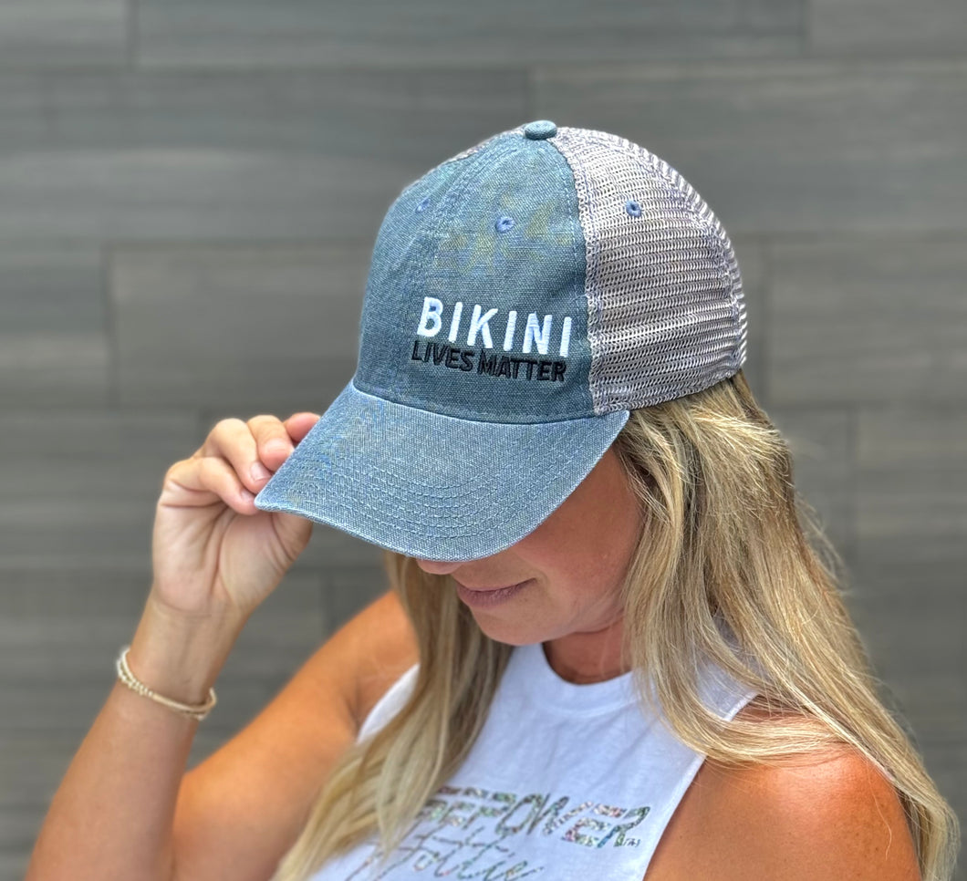 BLM DUSTY BLUE LEGACY BASEBALL CAP